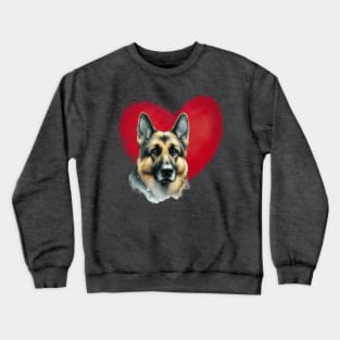 My Heart - German Shepherd Crewneck Sweatshirt